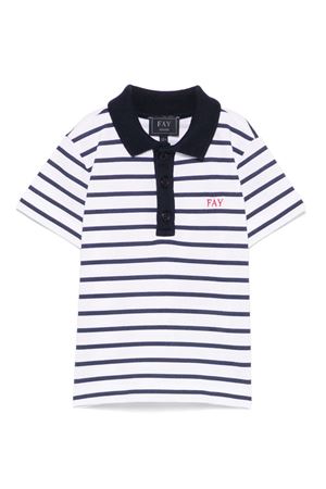 Polo a righe FAY KIDS | FW8511Z3017101BL